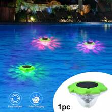Solarschwimmende Poolbeleuchtung, RGB-Farbwechsel schwimmende Poolbeleuchtung, IP68 wasserdichte schwimmende Solar-LED-Poolbeleuchtung, die aufgehängt werden kann, geeignet für Sommerpools, Whirlpools, Hochzeiten, Wege und Partydekorationen.