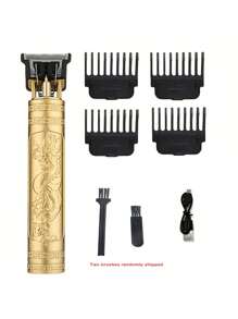 [Ensemble d'outils de toilettage] Tondeuse à cheveux et tondeuse à barbe professionnelle pour hommes, conception pratique et portable vous permet de maintenir une belle apparence à tout moment et partout, performances durables vous aident à entretenir une coiffure parfaite, convient aux hommes et aux femmes
