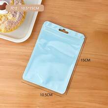 50pcs Colorful Macaron Style Self-Sealing Plastic Bags, Can Be Used As Gift Bags, Jewelry Bags, Packaging Bags, Envelopes, Display Cards, Reusable Storage Bags, Dust-Proof Sealing Bags School Supplies, Back To School