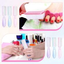 30 PCS Nail Scrubber Brush Handle Grip Nail Brushes For Cleaning Fingernails Toenails Finger Nail Brush Set For Cuticle Manicure Pedicure Women Men Home Salon