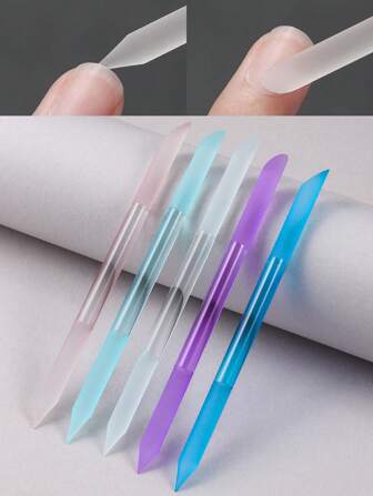 1 件装美甲水晶研磨棒，美甲沙龙专业工具，用于去除角质层、指甲表面细化和精致护理