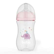 Mamadeira Easy Flow Mamadeira Anticólica Bico de Silicone Ultrasoft 120ml-270ml-330ml Buba | Elefante Rosa - Rosa Bebê - Visão 5