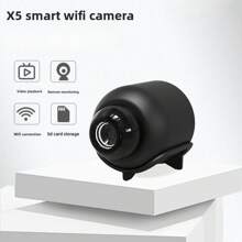 1 pezzo/2 pezzi Mini telecamera di sicurezza smart HD 1080P, telecamera senza fili portatile Wi-Fi 2.4GHz, monitoraggio remoto da cellulare con registrazione video, baby monitor, videocamera di sorveglianza con visione notturna e rilevamento di movimento