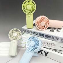 1pc Portable Single-Speed Mini Fan With Hanging Strap, Back To School Gift, Outdoor Party Favor, (Batteries Not Included)