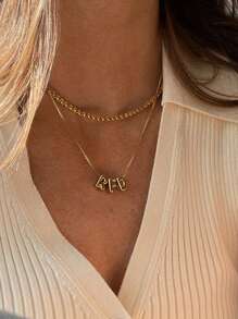 1pc Customized Simple Cubic Zirconia 3D Bubble Letter Name Necklace, Personalized Copper Initial MAMA Pendant Necklace, A Fashionable, Minimalist, Casual, Vintage, Unique Gift Ideal For Girlfriend, Mom, Family, Friend, Daughter, Anniversary, Valentine's Day, Mother's Day, Birthday, Graduation, Daily Wear, Wedding, Party