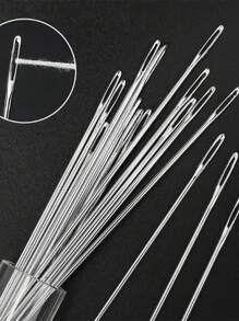 Big Eye Needle Bottle Set Of 18 Pieces, New Home Hand Sewing Needles, Hand Sewing Needles