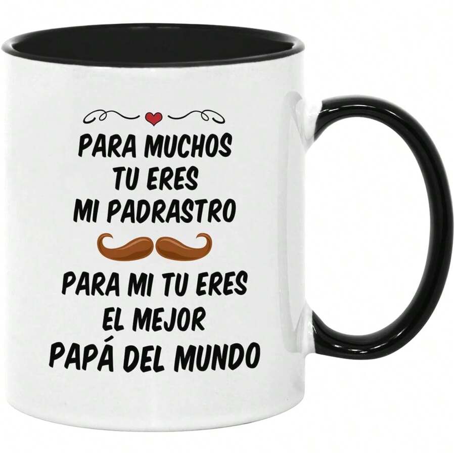 Regalos Para Padrastro, Taza Para Dia Del Padre, Spanish Step Dad 11 Oz ...
