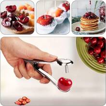 1 Stück Kirschsteineinfüger-Werkzeug, Kirschenkernentferner, Olivenkernentferner Frucht Entsteiner, Steintrenner für Kirschen