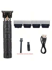 [Ensemble d'outils de toilettage] Tondeuse à cheveux et tondeuse à barbe professionnelle pour hommes, conception pratique et portable vous permet de maintenir une belle apparence à tout moment et partout, performances durables vous aident à entretenir une coiffure parfaite, convient aux hommes et aux femmes