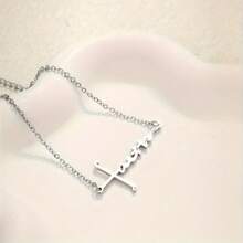 17KM 2pcs Heart Rhinestone Stainless Steel Chain Anklet Set, Simple Women Gift For Date, Vacation, Daily Wear