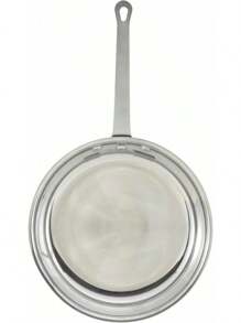 Winco Commercial-Grade Aluminium Fry Pan/Skillet' Mirror Finish' 7"