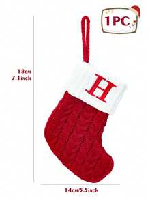 Meias de Natal de tricô com monograma (1 unidade), meias de Natal com letras pequenas em inglês, meias dupla face para pendurar na lareira, decorações para festas de Natal, lembrancinhas e artigos para festas, meias personalizadas com iniciais, enfeites para árvore de Natal, decorações natalinas para casa, decoração de ambientes, embalagens para presentes de Natal, decoração, decoração de Natal de 2026, decoração de inverno, presentes de Natal para casa, decoração natalina.