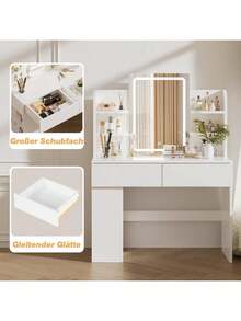 OYAJIA Vanities & Vanity Benches - 白色 - 查看 7