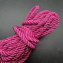 1 件 5 码 6 毫米 3 股伞绳 聚丙烯绳 适用于家居装饰配件 DIY 手工家纺装饰