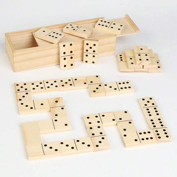 Classic Domino Tile Digital Linkage Tabletop Game, Family Gathering, Halloween, Christmas Gift, Outdoor Camping, Travel, Office Desk Entertaining