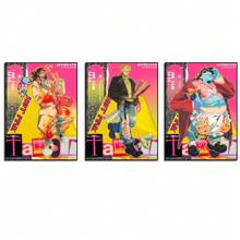 ONE PIECE 3 piezas de arte de pared popular de One Piece - ZORO, SANJI, KID, CHOPPER, BROOK y próximamente en los pósters de arte de dibujos animados del anime de One Piece (sin marco)