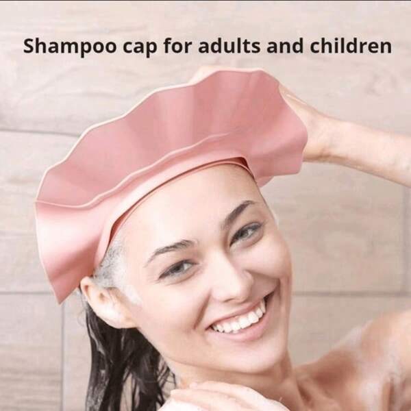 Máscara de proteção ajustável para os olhos e touca de banho - Macia, confortável e à prova d'água, conveniente para lavar o cabelo - Produtos para banho, brinquedos de banheiro para a volta às aulas