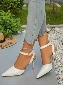 Talons hauts nus femmes Stilettos à bout pointu confortables pour rester debout longtemps, chaussures de travail sexy à coupe basse, chaussures élégantes noires de niche pour dames