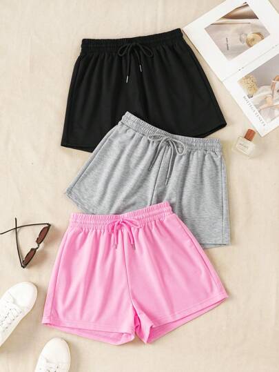 Three Pieces Sports Shorts, Slightly Stretchy, Suitable For Summer Wear, Suitable For Outdoor, Sports, Travel, City Roaming And Other Occasions, Comfortable And Easy To Match, Outdoor Sports Shorts, Women's Three Pieces Shorts, Women's Sports Shorts, Sports Casual Shorts, Summer Shorts, Three Pieces Shorts