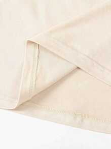 T-shirt casual da donna con scollo rotondo e maniche corte, con motivo a frutta, outfit estivo per uscire, Capri Italia