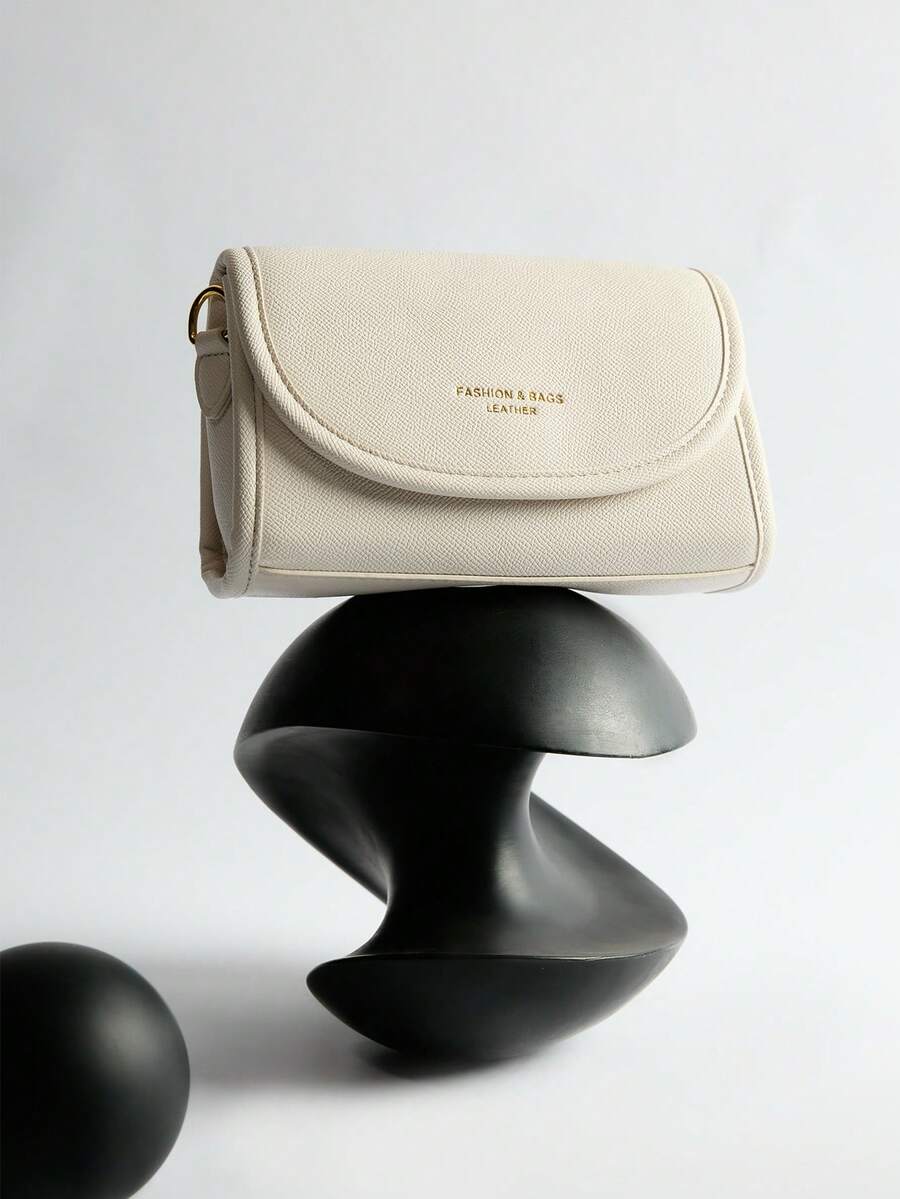 Vintage Chic Wide Strap Shoulder Square Bag - Stylish Solid Color Flap Crossbody Purse With Adjustable Strap For Women - Perfect For Daily Use And Travel Winter Gifts