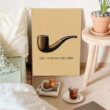 1pc Rene Magritte Vintage Posters Poster Wall Art Painting Study Trang trí Canvas Tranh Trang trí nội thất Không có khung ﻿ - Nhiều màu - Xem 22