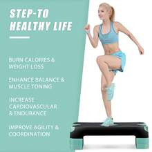 Tabla de ejercicios aeróbicos de 27" con elevador, entrenador de salud en casa para actividad física - 1 - Ver 3