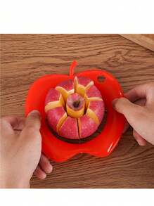 Apple/Pear/Fruit Corer, Plastic With Sharp Stainless Steel Functional Head, Fruit Segmenting Slicer
