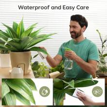 1/2 Stücke künstliche Agave Pflanze Deko UV-beständig tropische Sukkulente grüne Pflanze Frühling Sommer Kunstblumen für Garten, Balkon, Innenhof, Veranda, Küche, Esszimmer, Esstisch, Büro Heimdekoration