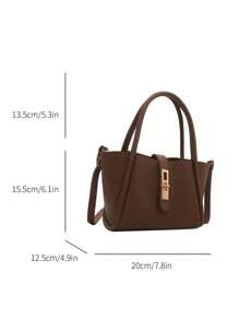 Bolso de moda de PU de unicolor nuevo para mujer, bolso cruzado versátil con monedero pequeño