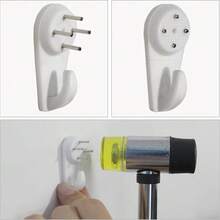 10/20/50pcs Painless Wall Hooks, Invisible Heavy Duty Wall Nails For Frames, Pictures, No Trace - White - View 5