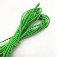 1 Stück 4,6 Meter 2 mm weiches rundes elastisches Band, elastisches Gummiband, Taillengurt, dehnbares Seil für Maskenherstellung