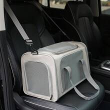 Sac de transport pour animaux de compagnie pour chats, boîte de transport pour chats pour les visites vétérinaires et les sorties, sac fourre-tout portable pour animaux de compagnie pour chiens