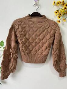 Long Sleeve Blouse With Cupcake Print, Winter Collection - Beis - Ver 1