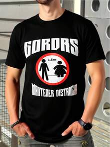 Playera Camiseta Gordas LL Unisex Oversize - Negro - Ver 1