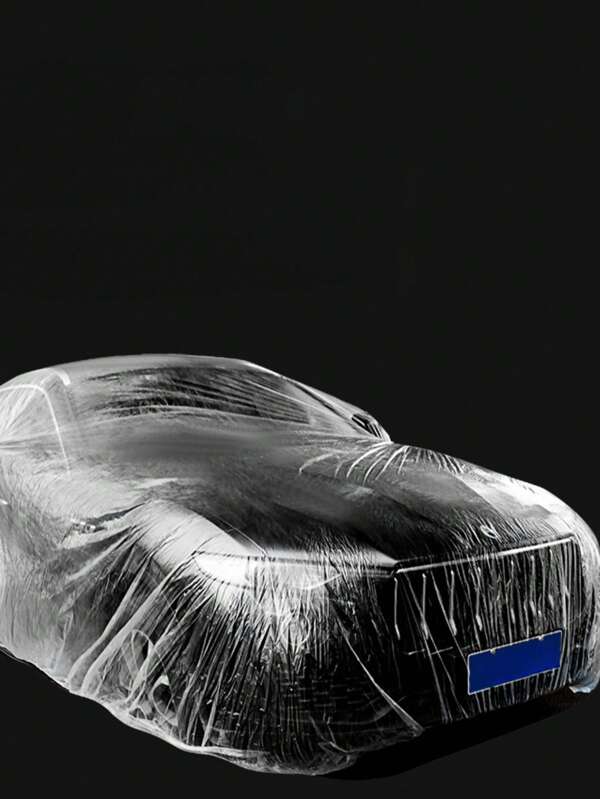 Disposable Car Cover, Transparent Car Cover, Dust Cover, Car Cover, PE Film Rain Cover, Disposable Car Cover