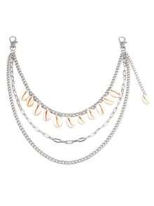 金属链条肩带手提包配件多功能DIY钱包带斜挎包装饰链 - 彩色 - 查看 4