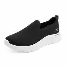 Skechers GO WALK FLEX atmungsaktive Ein-Schritt-Wanderschuhe für Herren mit Riemen, Mesh-Oberfläche, bequeme Sport-Freizeitschuhe mit weicher Sohle