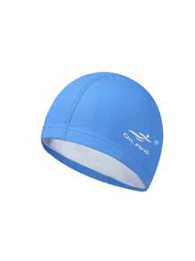 Set de 3 gorros de natación impermeables - Talla grande unisex - Protección de orejas, adecuado para cabello largo y rizado - Ideal para entrenamiento de adultos
