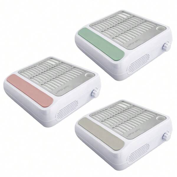 MinuteNail DustCleaner Plus Powerful Nail Care Dust Collector,Silent Design,Strong Suction Power,For Gel Nails
