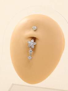 Belly Button Piercing Kit Gun Belly Piercing Kit Belly Button Piercing Gun Navel Piercing Kit Belly Button Ring Piercing Kit Blue Belly Piercing Gun - Multicolor - View 8