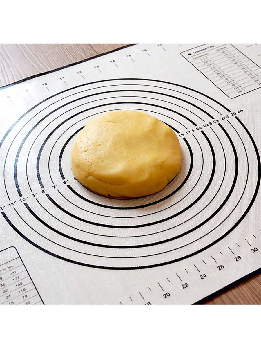 1 件装多功能铂金硅胶揉面垫，适合家庭使用