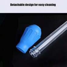 1件装多功能鱼缸吸粪器鱼缸水箱清洁吸管鱼缸换水喂食吸管工具 - 彩色 - 查看 4