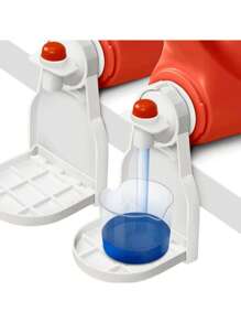 1pc-Laundry Detergent Cup Holder, Softener Drip Tray, Say Goodbye To Dirty Dripping, Foldable Laundry Detergent Cup Holder, Overflow-Proof Portable Cup Holder Back To School