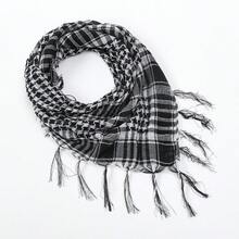 1pc Men's Tactical Desert Military Scarf, Arab Keffiyeh Scarf With Tassel Fringe - Tactical Scarf - View 22