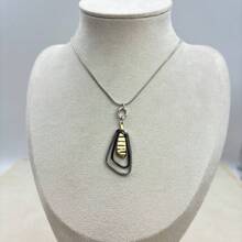 1 pieza Collar de moda, Colgante geométrico, Colgante hueco, Collar bohemio, Joyería de moda, Joyería navideña, Regalo de Navidad, Regalo de cumpleaños, Regalo del Día de la Madre, Regalo festivo, Regalo para la mamá, Regalo para la novia