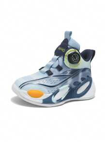 Scarpe da basket per ragazzi e ragazze, scarpi sportivi da basket cool per bambini, scarpe da basket per bambini, scarpe da basket sportive casual in tessuto a rete, traspiranti e confortevoli