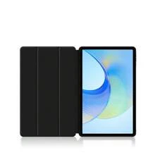 1 Pc Tablet Case For Honor Pad X9 11.5-Inch ELN-W09 Three Fold Support Leather Case 2023 Honor X8 Pro Silicone Soft Shell With Protective Smart Cover Purple Mint Green Black
