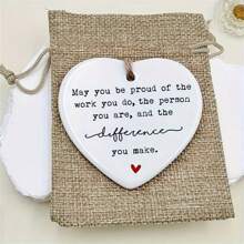 1pc/2pcs, May You Be Proud Of The Work You Do, The Person You Are, And The Difference You Make, Thank You Gift, Happy Retirement, Gift For Colleague, Gift For Team And Employees Room Decor Bedroom Decor Home Decor Wall Decor