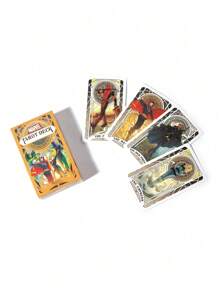 Marvel Official Marvel Tarot Card Deck For Beginners - 78 Character Art Cards For Fortune Telling & Collectibles - Premium Quality Novelty Gag Gift For Teens & Adults - Perfect For Party Games, Hobbies, And Superhero Fans.